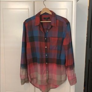 Urban Outfitters Oversized Plaid Button-Down